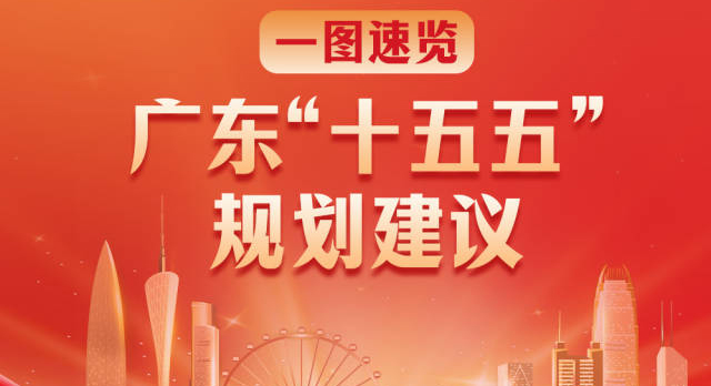 一圖速覽廣東“十五五”規(guī)劃建議